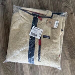 Patagonia Mens Retro Pile Sherpa Fleece Jacket Size 2XL $149 El Cap Khaki